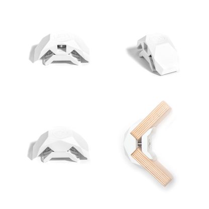 Playwood.it Confezione da n° 4 Connettori Angolari da 90° per Realizzare scaffalature modulari in Legno DIY - immagine 6
