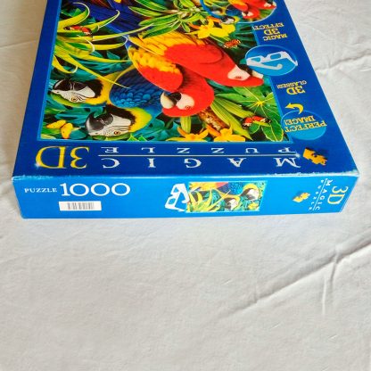 Clementoni Magic Puzzle 3D Majestic Macaws. 1000 pezzi. - immagine 3