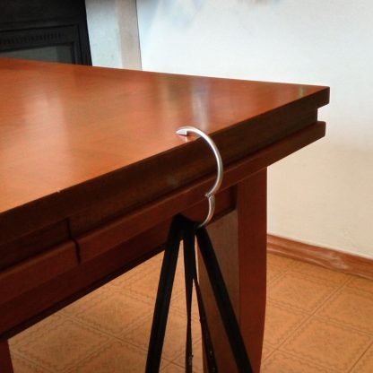 Bag Hook Gancio porta borsa da tavolo in alluminio - immagine 6