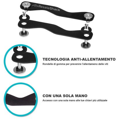 Portachiavi Key Holder S Shape Design - immagine 4