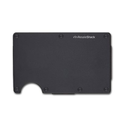 Slim Wallet - Porta carte di credito / porta tessere / porta banconote con clip fermasoldi in acciaio e protezione RFID