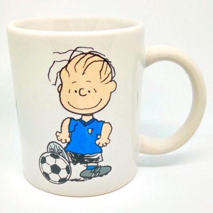 Tazza Mug Colazione Charlie Brown Palla da calcio in Ceramica Latte Caffè Tisane