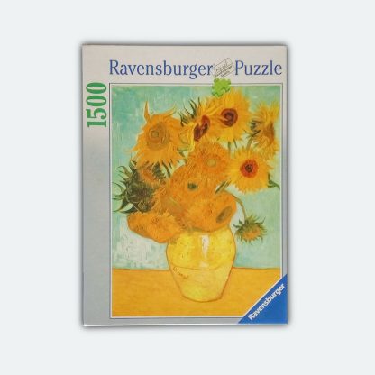 Ravensburger Puzzle Vaso di girasoli di Vincent van Gogh. 1500 pezzi
