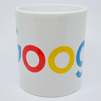 Tazza Mug con logo Google da Colazione in ceramica + Cornice Magnete KEEP CALM AND GOOGLE IT - immagine 3