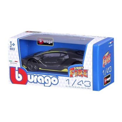Bburago Street Fire Lamborghini Centenario LP 770-4 1:43 Modellino Auto DIE-CAST - immagine 2