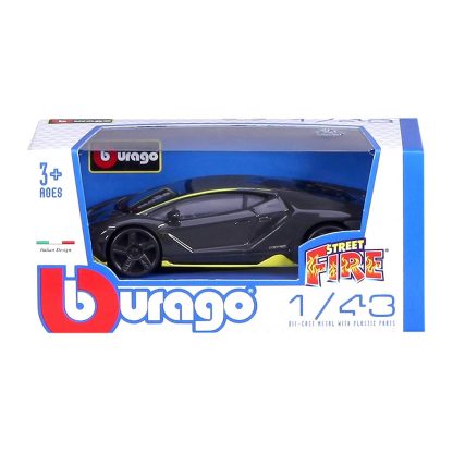 Bburago Street Fire Lamborghini Centenario LP 770-4 1:43 Modellino Auto DIE-CAST