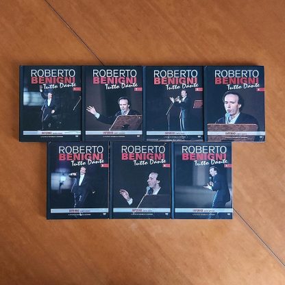 Roberto Benigni Tutto Dante Cofanetto 14 DVD Divina Commedia La Repubblica - immagine 12