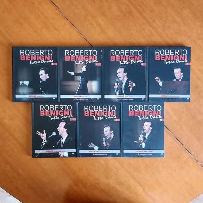 Roberto Benigni Tutto Dante Cofanetto 14 DVD Divina Commedia La Repubblica - immagine 11