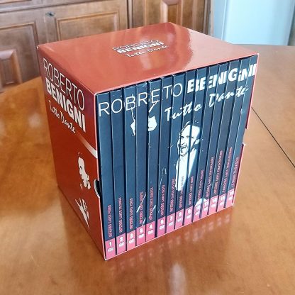 Roberto Benigni Tutto Dante Cofanetto 14 DVD Divina Commedia La Repubblica