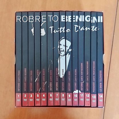 Roberto Benigni Tutto Dante Cofanetto 14 DVD Divina Commedia La Repubblica - immagine 2