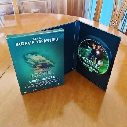 DVD CSI Grave Danger Regia Quentin Tarantino Investigazione Film Cult Thriller - immagine 2