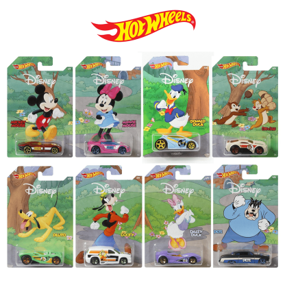 Hot Wheels Personaggi Disney 1:64 Auto Topolino Pippo Paperino Pluto Cip & Cop
