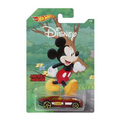 Hot Wheels Personaggi Disney 1:64 Auto Topolino Pippo Paperino Pluto Cip & Cop - immagine 3