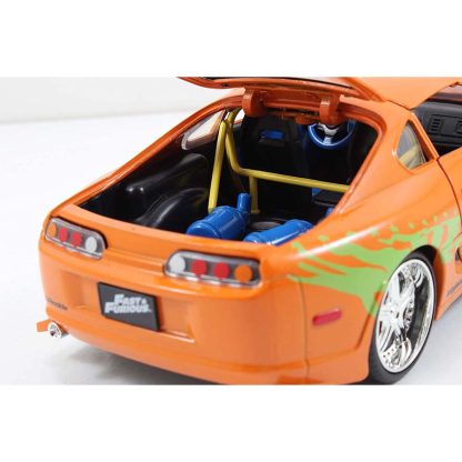 Jada TOYS Fast & Furious 1995 Toyota Supra 1:24 Modellino Auto Die-cast - immagine 8
