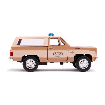 Jada TOYS Stranger Things 1980 Chevy Blazer K5 1:32 Modellino Auto Die-cast - immagine 2
