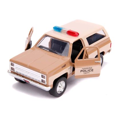 Jada TOYS Stranger Things 1980 Chevy Blazer K5 1:32 Modellino Auto Die-cast - immagine 9