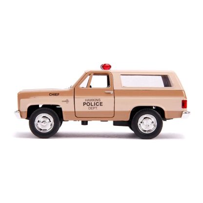 Jada TOYS Stranger Things 1980 Chevy Blazer K5 1:32 Modellino Auto Die-cast - immagine 4