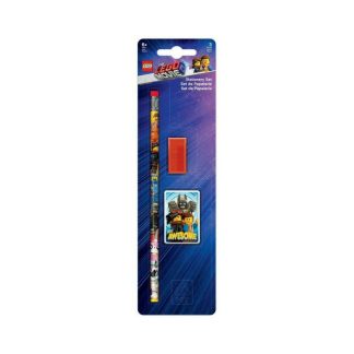 The LEGO Movie 2 Set di cancelleria con Gomma Matita Temperamatite Epic Space