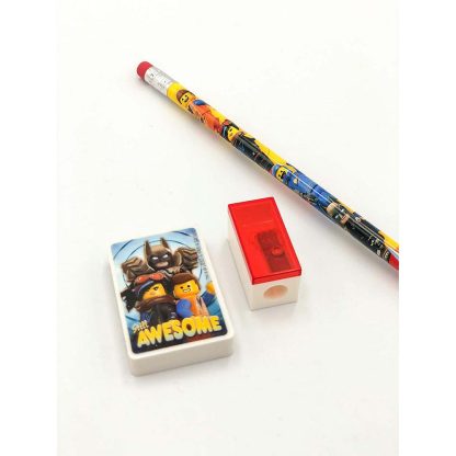 The LEGO Movie 2 Set di cancelleria con Gomma Matita Temperamatite Epic Space - immagine 2