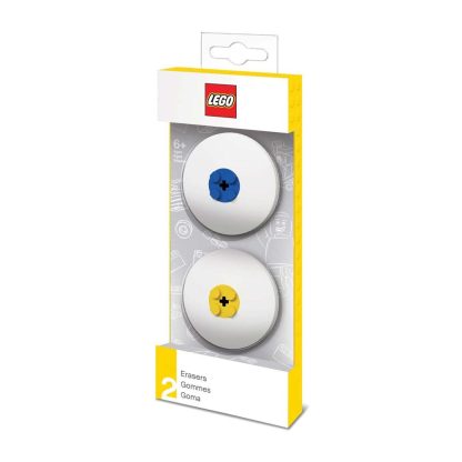 LEGO Set con 2 gomme da cancellare rotonde - immagine 2