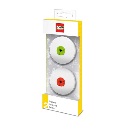 LEGO Set con 2 gomme da cancellare rotonde - immagine 4