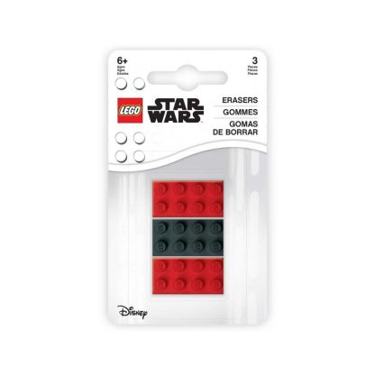 LEGO Star Wars Set di 3 gomme da cancellare a forma di mattoncino Disney - immagine 2
