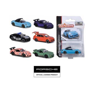 Majorette Premium Porsche Edition Modellino Auto Scala 1:64 Die-Cast Automobile