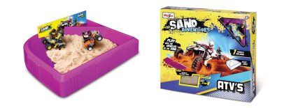 Maisto Arena Gara dei quads Set da Gioco con Sabbia e Modellino Quad inclusi - immagine 2