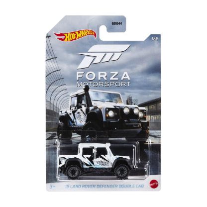 Hot Wheels Forza Motorsport '15 Land Rover Defender Double Cab Modellino Auto