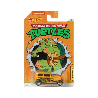 Hot Wheels Ninja Turtles Michelangelo Midnight Otto Modellino Auto TMNT
