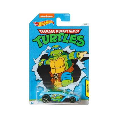 Hot Wheels Ninja Turtles Leonardo Rogue Hog Modellino Auto Automobile TMNT