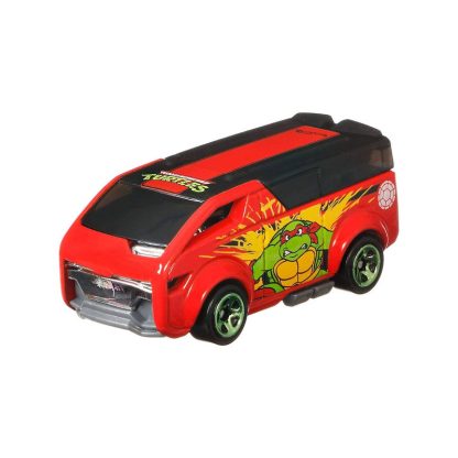 Hot Wheels Ninja Turtles Raffaello The Vanster Modellino Auto Furgone TMNT - immagine 3