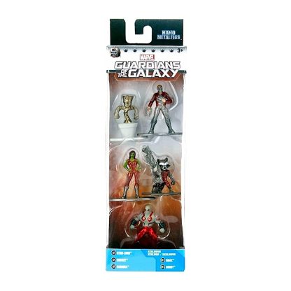 Jada Nano Metalfigs Marvel Guardiani della Galassia Confezione 5 Action Figure - immagine 2