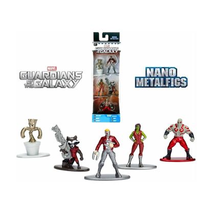 Jada Nano Metalfigs Marvel Guardiani della Galassia Confezione 5 Action Figure