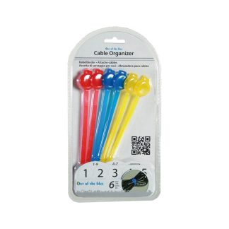 Fascette Colorate Stringicavi Con etichette Organizzatore Di Cavi