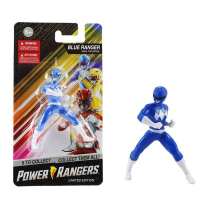 Power Rangers Blu Edizione Limitata Blu Ranger Mini Figure Mini statuetta