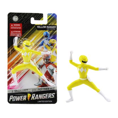 Power Rangers Giallo Edizione Limitata Yellow Ranger Mini Figure Mini statuetta