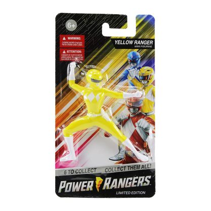 Power Rangers Giallo Edizione Limitata Yellow Ranger Mini Figure Mini statuetta - immagine 3