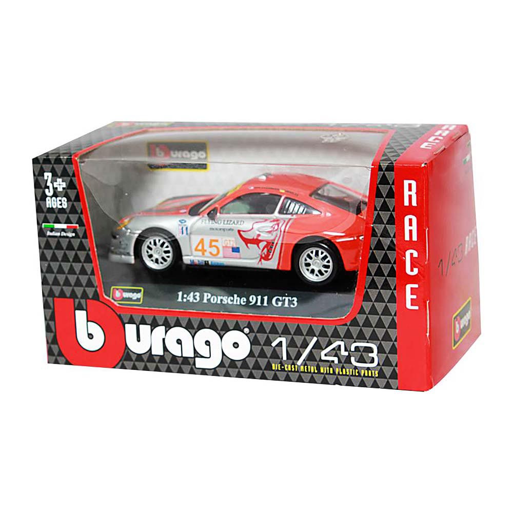 Bburago Race Porsche 911 GT3 Modellino Auto Automobile Scala 1:43 Die-Cast  - ResaleShack