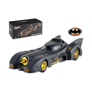 Hot Wheels Elite 1989 Batmobile Modellino Auto Batman 1:43 Die Cast