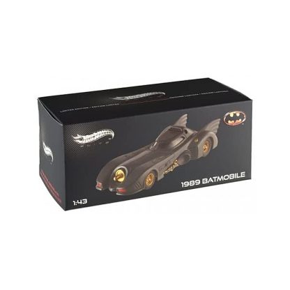 Hot Wheels Elite 1989 Batmobile Modellino Auto Batman 1:43 Die Cast - immagine 3