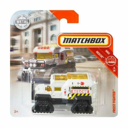 Matchbox Frost Fighter MBX Rescue 8/30 Modellino Fuoristrada Gatto delle Nevi
