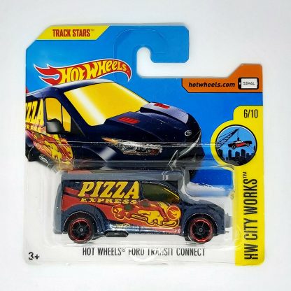 Hot Wheels Ford Transit Connect Modellino Auto Automobile Serie City Works 6/10