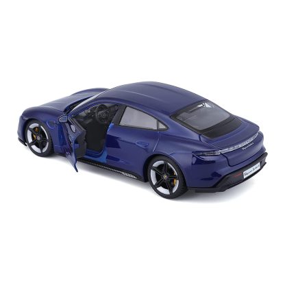 Bburago Porsche Taycan Turbo S Modellino Auto Automobile 1:24 Die-Cast Burago - immagine 4