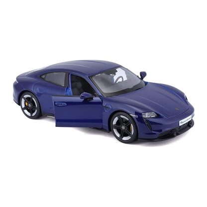 Bburago Porsche Taycan Turbo S Modellino Auto Automobile 1:24 Die-Cast Burago - immagine 5