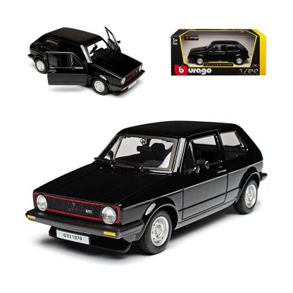 Bburago Volkswagen Golf Mk1 GTI 1979 Modellino Auto Automobile 1:24 Burago - immagine 3