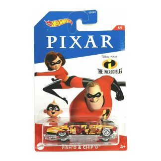 Hot Wheels Disney Pixar Gli Incredibili Fish'd & Chip'd Modellino Auto 1:64