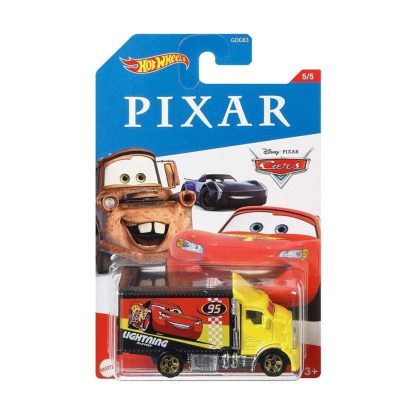 Hot Wheels Disney Pixar Cars Hiway Hauler Modellino Camion Auto 1:64 Die-Cast