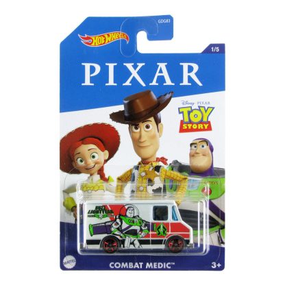 Hot Wheels Disney Pixar Toy Story Combat Medic Modellino Furgone Auto Scala 1:64