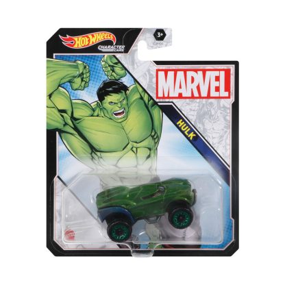 Hot Wheels Marvel Avengers Hulk Modellino Auto Automobile 1:64 Die-Cast